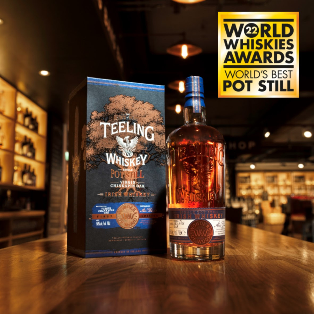 teeling wonder of wood Single Pot Still Chinkapin Oak
